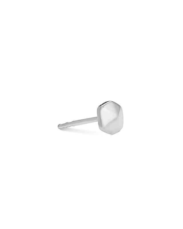 Davis Single Stud Earring in Sterling Silver image number 1.0